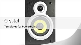  Presentation with carbon - Slide deck consisting of carbon element - speaker isolated on white background and a  colored foreground