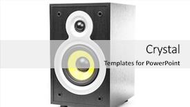  Presentation with carbon - Colorful theme enhanced with carbon element - speaker isolated on white backdrop and a  colored foreground