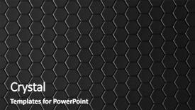  Presentation with honeycomb - Slide set featuring carbon metal - honeycomb teflon black background background and a dark gray colored foreground