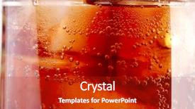  Presentation with beverage - Amazing theme having carbonated beverage - closeup of a glass backdrop and a crimson colored foreground