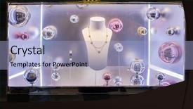  Presentation with wine store - Slides having carbuncle - counter with garnet jewelry background and a light blue colored foreground