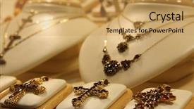  Presentation with jewelry - Cool new slides with carbuncle - jewelry in store window fashion backdrop and a yellow colored foreground