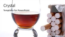  Presentation with carcinogenic - Beautiful theme featuring carcinogenic - color photo of a glass backdrop and a white colored foreground