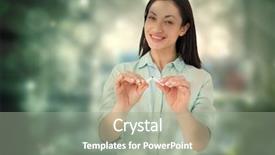  Presentation with cigarette te dent - Slide deck consisting of carcinogenic - smiling woman snapping cigarette background and a  colored foreground