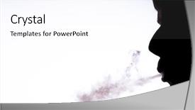  Presentation with digital tranforamtion - Colorful slide deck enhanced with carcinogenic - woman choosing a button backdrop and a white colored foreground