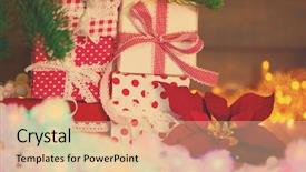  Presentation with party candles - Presentation theme enhanced with card background on a theme background and a lemonade colored foreground