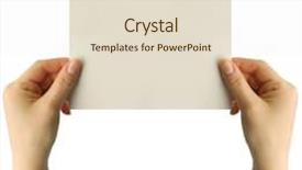  Presentation with bengali wedding card - Presentation theme with card blank in a hand background and a  colored foreground