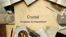  Presentation with border - PPT layouts consisting of card holder - vintage border background and a lemonade colored foreground