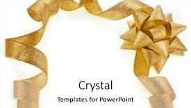  Presentation with frame border - Colorful theme enhanced with card of beautiful glitter gold backdrop and a white colored foreground