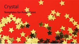  Presentation with gold stars - Amazing PPT layouts having card with black and gold backdrop and a  colored foreground