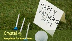  Presentation with happy birthday mama greeting card - Theme consisting of card with happy fathers day background and a  colored foreground