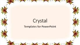  Presentation with border pink - Presentation theme consisting of card with ornamental floral border background and a  colored foreground