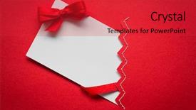  Presentation with race car a red racing - Cool new PPT theme with card with red ribbons bows backdrop and a  colored foreground