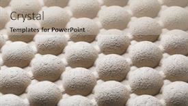  Presentation with shipping - Slide set consisting of cardboard-fixing-hemispheres-damper-insertion background and a mint green colored foreground