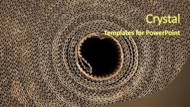  Presentation with cardboard - Colorful PPT layouts enhanced with cardboard packing texture carton backdrop and a tawny brown colored foreground