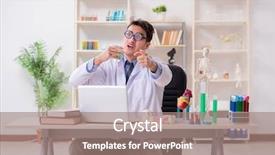  Presentation with doctor in hospital health insurance related icons healthcare person saving medical - Cool new PPT theme with cardiac academic - funny doctor having fun backdrop and a coral colored foreground