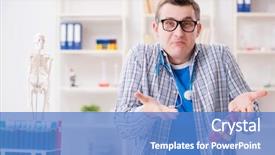  Presentation with cardiac - PPT theme with cardiac academic - medical student studying heart background and a  colored foreground