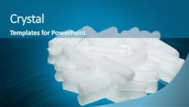  Presentation with dry ice - Amazing presentation having background in blue and pink backdrop and a  colored foreground.