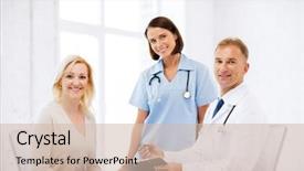  Presentation with medical concept - PPT theme enhanced with nursing cardio - healthcare and medical concept background and a soft green colored foreground