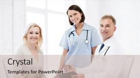  Presentation with medical concept - PPT layouts enhanced with nursing cardio - healthcare and medical concept background and a soft green colored foreground