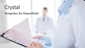  Presentation with healthcare - Beautiful PPT layouts featuring nursing cardio - healthcare and medicine concept backdrop and a white colored foreground