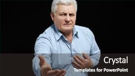  Presentation with vascular - Colorful presentation theme enhanced with cardio vascular - man with chest pain suffering backdrop and a dark gray colored foreground