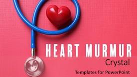  Presentation with cardiology concept - Presentation having cardiology and health care concept background and a coral colored foreground