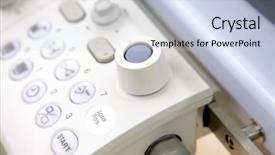  Presentation with cardiovascular - Presentation theme with cardiovascular x-ray system background and a  colored foreground