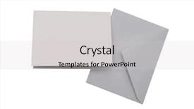  Presentation with blank - PPT layouts having index cards - blank card isolated on white background and a light gray colored foreground