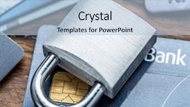  Presentation with car door lock - Slide deck consisting of cards and simle mechanical lock background and a light blue colored foreground