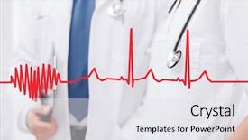  Presentation with medical concept - Amazing presentation design having purple meadow flower on blurred backdrop and a light blue colored foreground