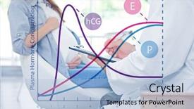  Presentation with gynecologist - Theme featuring care concept graphic of change background and a light blue colored foreground