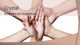  Presentation with god - Theme enhanced with hand team background and a lemonade colored foreground