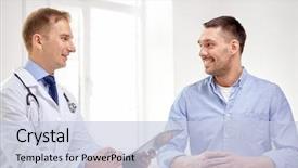  Presentation with cancer care - PPT layouts having care people and prostate cancer background and a lemonade colored foreground