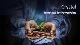  Presentation with icu critical care - Audience pleasing slide set consisting of environmental banking - care to nature backdrop and a  colored foreground