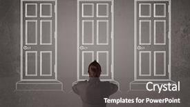  Presentation with chalkboard - Slide set featuring remote control air-conditioner under blanket in bedroom background and a white colored foreground