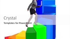  Presentation with career development - Amazing slide set having career-development-with-stairs backdrop and a white colored foreground