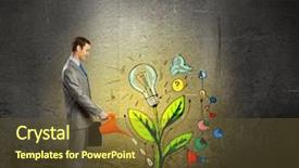  Presentation with career growth - Theme enhanced with bus - handsome driver using microphone background and a dark gray colored foreground