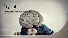  Presentation with procrastinate and cheat in exams - PPT theme having career history - she is preparing for exams background and a  colored foreground