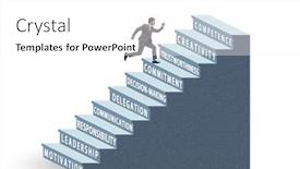  Presentation with skills - PPT theme with career-ladder-concept-with-key background and a white colored foreground