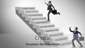  Presentation with skills - PPT layouts having career-ladder-concept-with-key background and a light gray colored foreground