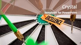  Presentation with excellence - PPT layouts featuring problem solution motivation customer - excellence background and a coral colored foreground