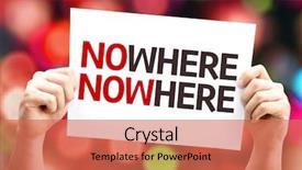  Presentation with colorful - Audience pleasing presentation consisting of nowhere card with colorful background backdrop and a coral colored foreground