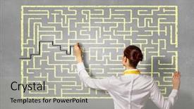  Presentation with find - Slide set enhanced with royality - grilled dorade royale fish background and a mint green colored foreground