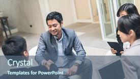  Presentation with hand shake - Beautiful PPT layouts featuring career plans - business people shake hand backdrop and a ocean colored foreground