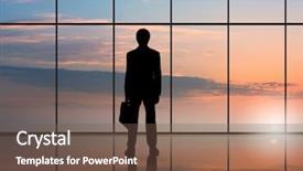  Presentation with worship religious silhouette - Cool new theme with career plans - silhouette of businessman against panoramic backdrop and a tawny brown colored foreground