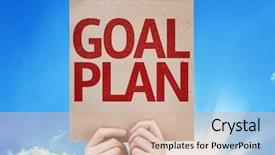  Presentation with nursing care plan - Beautiful slides featuring career planning expectations - goal plan card with beautiful backdrop and a coral colored foreground