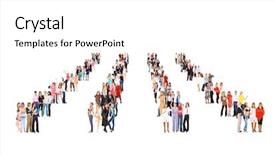  Presentation with corporate diversity - Audience pleasing slide deck consisting of career succession - people diversity corporate teamwork backdrop and a  colored foreground