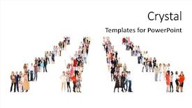  Presentation with united states unity - PPT theme featuring career succession - united company clerks compilation background and a  colored foreground