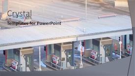  Presentation with cargo - Cool new presentation theme with cargo-port-in-stockholm-sweden backdrop and a lemonade colored foreground